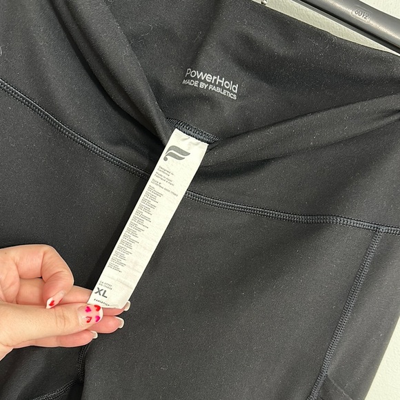Fabletics Black High-Waisted Power Hold Leggings - Picture 3 of 5